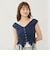ハリヌキ２ｗａｙドロストカットＴＯＰＳ×ドットタンクＳＥＴ