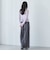 【ＯＮかわ】ウォッシャブル麻調スラックス