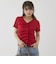 ハーフスリーブフロントタックカットＴＯＰＳ