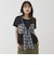 チェックアソートリボンビスチェ×ペプラムブラウスＴＥＥ　ＳＥＴ