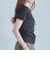 ２ｗａｙチェックシフォンリボンドレープカットＴＯＰＳ
