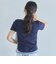 ２ｗａｙチェックシフォンリボンドレープカットＴＯＰＳ