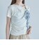 ２ｗａｙチェックシフォンリボンドレープカットＴＯＰＳ