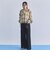 ドロストチェックフードシャツ
