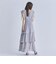 フリルティアードカシュクールノースリワンピース