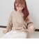 アシメドロストラメメッシュニットプルオーバー