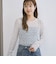 フロッキードットアソートカットレースＴＯＰＳ