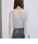 フロッキードットアソートカットレースＴＯＰＳ