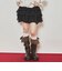 配色メローラウンドフリルミニＳＫ