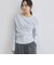 【ＯＮかわ】タックドレープオフショルスラブカットＴＯＰＳ