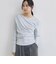 【ＯＮかわ】タックドレープオフショルスラブカットＴＯＰＳ