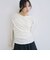 【ＯＮかわ】タックドレープオフショルスラブカットＴＯＰＳ