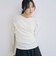 【ＯＮかわ】タックドレープオフショルスラブカットＴＯＰＳ
