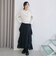 【ＯＮかわ】タックドレープオフショルスラブカットＴＯＰＳ