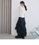 【ＯＮかわ】タックドレープオフショルスラブカットＴＯＰＳ
