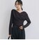 【ＯＮかわ】タックドレープオフショルスラブカットＴＯＰＳ