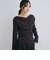 【ＯＮかわ】タックドレープオフショルスラブカットＴＯＰＳ