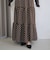 ドットティアードキャミＯＰ×ドロストニットＣＤ　ＳＥＴ