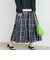 チェックボリュームスカート