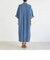 テンセルデニムスキッパーワンピース