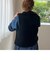中空糸ハーフＺＩＰニットベスト