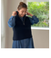 中空糸ハーフＺＩＰニットベスト