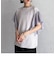 ウォッシャブルチュールスリーブＴシャツ