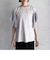 ウォッシャブルチュールスリーブＴシャツ