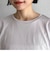 ウォッシャブルチュールスリーブＴシャツ