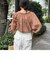 袖ボリュームスキッパーブラウス