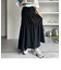 シャーリングロングスカート