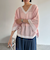 バイカラーＶネックニット