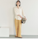 ウォッシャブルリネンライクＶ開きタックブラウス