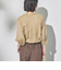 ウォッシャブルリネンライクＶ開きタックブラウス