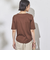 半袖フロントダブルカットソー