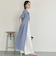 タックフレアシャツワンピース