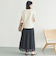 メッシュタックスカート