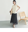 メッシュタックスカート
