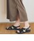 クロスデザインフラットサンダル