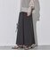 ドライジョーゼットラップ風スカート