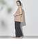 ドロストナイロンストレートパンツ