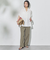ドロストナイロンストレートパンツ