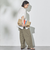 ドロストナイロンストレートパンツ