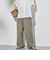 ドロストナイロンストレートパンツ