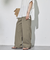ドロストナイロンストレートパンツ