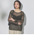 ラメ混メッシュニット
