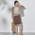 ラメ混メッシュニット