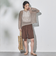 ラメ混メッシュニット