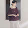 スクエアーネックバルーンスリーブブラウス