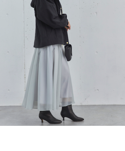 切替ギャザースカート｜ドゥ・アルシーヴの通販｜&mall（アンドモール